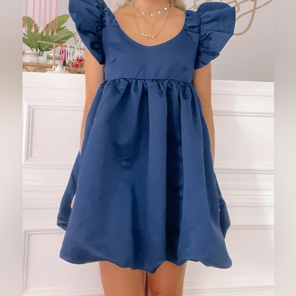Sassy Shortcake Yield My Way Bubble Hem Mini Dress
